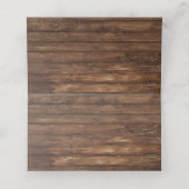 Westerne Cowboy Food Tent Kaart Plaatskaartje (Binnenkant ongevouwen)