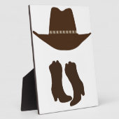 Westerne Cowboy Fotoplaat (Zijkant)