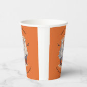 Westerne Cowboy Ghost Theme Spooky Halloween Party Papieren Bekers (Rechts)