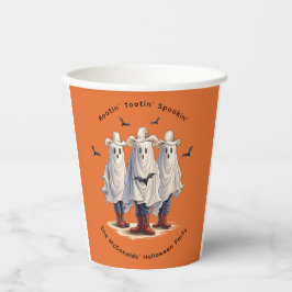Westerne Cowboy Ghost Theme Spooky Halloween Party Papieren Bekers