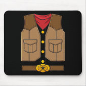 Westerne Cowboy Halloween Boys Kinder Muismat (Voorkant)