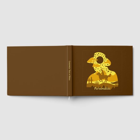Westerne Cowboy Horse Lasso Wild West Gastenboek (Volledig)