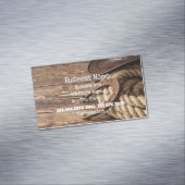 Westerne Cowboy Horses Winkel Magnetisch Visitekaartje (Voorbeeld)