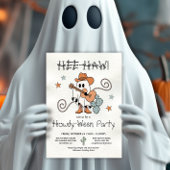 Westerne Cowboy Howdy-Ween Party Halloween Kaart
