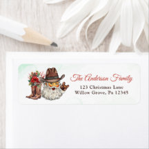 Westerne Cowboy Kerstfeest