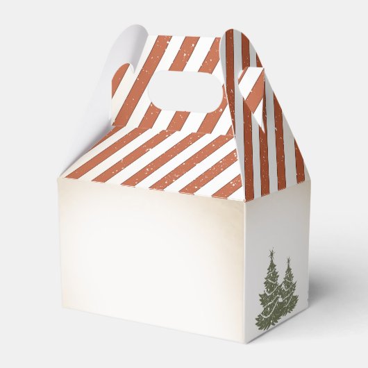 Westerne Cowboy Kerstmis Bedankdoosjes (Achterkant)