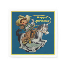  Westerne Cowboy Kind Horse Rope Birthday