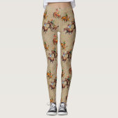 Westerne Cowboy-Kinderen op paarden Leggings (Voorkant)