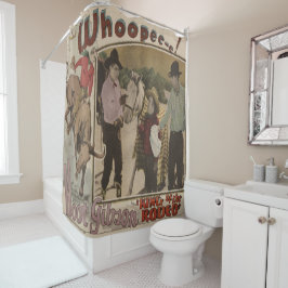 Westerne Cowboy King van het Rodeo Shower Curtain Douchegordijn