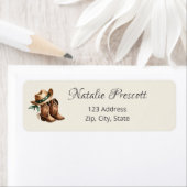 Westerne Cowboy Kleding Baby Showe Etiket (Insitu)