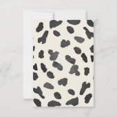 Westerne Cowboy Kleding Baby shower Bedankkaart (Achterkant)