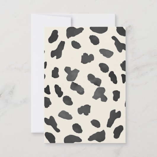 Westerne Cowboy Kleding Baby shower Bedankkaart (Achterkant)