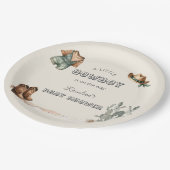 Westerne Cowboy Kleding Baby shower Papieren Bordje (Gekanteld)