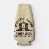 Westerne Cowboy laarzen ADD NAAM Sheriff Spurs Sal Flesjeskoeler (Voorkant)