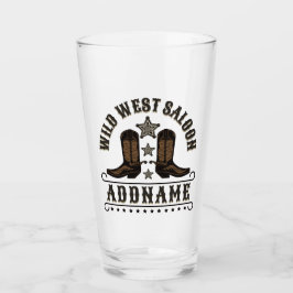 Westerne Cowboy laarzen ADD NAAM Sheriff Spurs Sal Glas