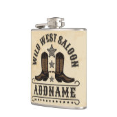 Westerne Cowboy laarzen ADD NAAM Sheriff Spurs Sal Heupfles (Links)