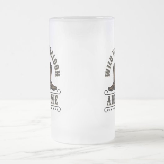 Westerne Cowboy laarzen ADD NAAM Sheriff Spurs Sal Matglas Bierpul (Center)