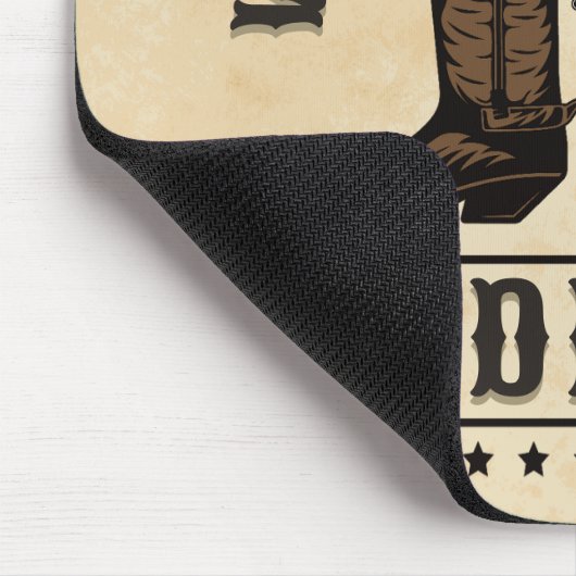 Westerne Cowboy laarzen ADD NAAM Sheriff Spurs Sal Muismat (Hoek)