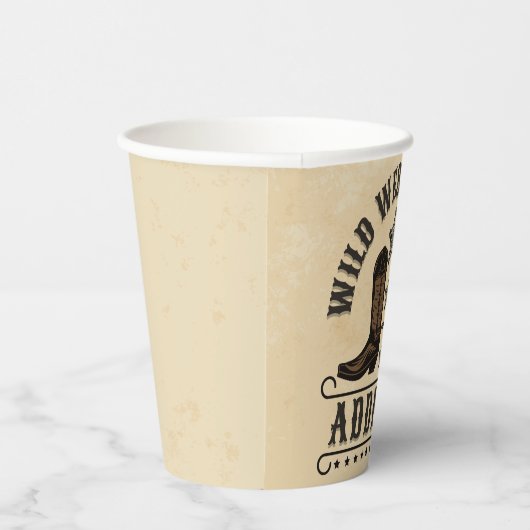 Westerne Cowboy laarzen ADD NAAM Sheriff Spurs Sal Papieren Bekers (Rechts)