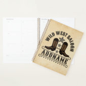 Westerne Cowboy laarzen ADD NAAM Sheriff Spurs Sal Planner (Display)