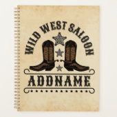 Westerne Cowboy laarzen ADD NAAM Sheriff Spurs Sal Planner (Voorkant)