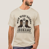 Westerne Cowboy laarzen ADD NAAM Sheriff Spurs Sal T-shirt (Voorkant)