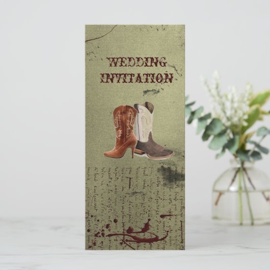 westerne cowboy laarzen voor bruiloft (Staand voorkant)