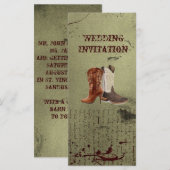 westerne cowboy laarzen voor bruiloft (Voorkant / Achterkant)