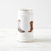 westerne cowboy laarzen voor bruiloft bierpul (Center)