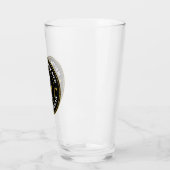 Westerne Cowboy  Logo Gepersonaliseerde Groomsmen Glas (Links)