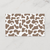 Westerne Cowboy Luier Raffle Rodeo Baby shower Informatiekaartje (Achterkant)