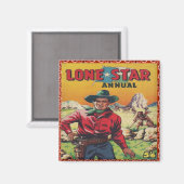 Westerne  Cowboy Magneet (Voorkant / Achterkant)