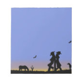 Westerne Cowboy Notitieblok (Voorkant)