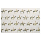 Westerne cowboy op mule stof (Fat Quarter)