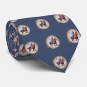 Westerne cowboy op paard C.M. Russell Stropdas (Opgerold)