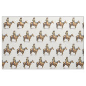  Westerne cowboy op paardenweefsel Stof (Fat Quarter)