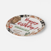 Westerne Cowboy Papieren Bordje (Gekanteld)