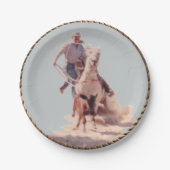 Westerne Cowboy Party Paper Borden Papieren Bordje (Voorkant)