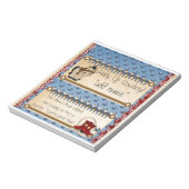 Westerne Cowboy Party Snoep Bar wrapper Favor Notitieblok (Linkerzijde)