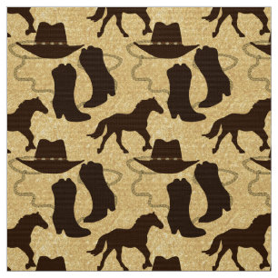Westerne Cowboy Pet Boots, Horse Gold Glitter Stof