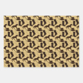 Westerne Cowboy Pet Boots Horse Inpakpapier Vel (Voorkant)