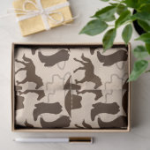 Westerne Cowboy Pet Boots Horse Tissuepapier (Geschenk)