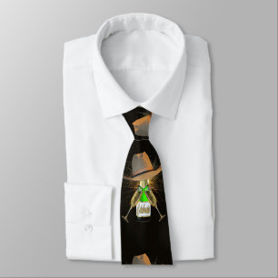 Westerne Cowboy Pet Champagne Fireworks Necktie Stropdas