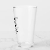 Westerne Cowboy Pet Groomsmen Persoonlijke naam Glas (Links)