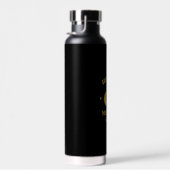 Westerne Cowboy Pet Groomsmen Persoonlijke naam Waterfles (Rechts)