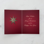 Westerne Cowboy Pet Laarzen Touw Star Kerst Kaart (Binnen)