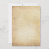 Westerne Cowboy Pompoen Halloween Bash Party Kaart (Achterkant)