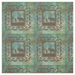 Westerne cowboy Prayer Design Fabric Stof