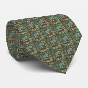 Westerne Cowboy Prayer Mannen Necktie Stropdas