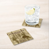 Westerne cowboy ranch themed kartonnen onderzetters (Insitu)